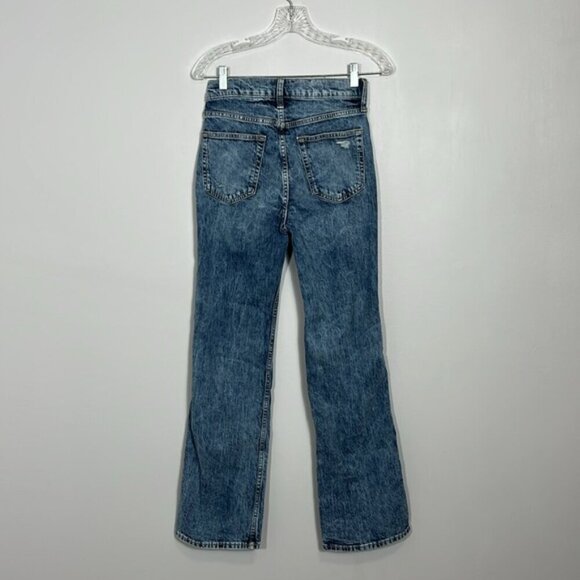 Gap vintage flare high rise 25/0R distressed jean - Picture 4 of 4